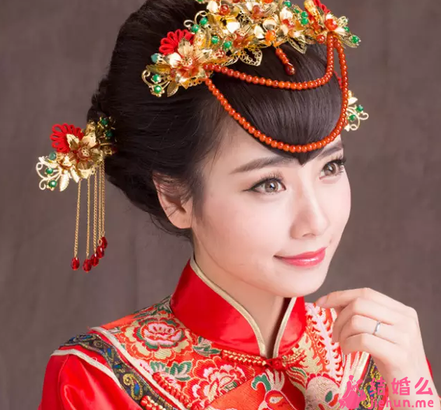 秀禾服新娘造型，演绎传统中式复古美!